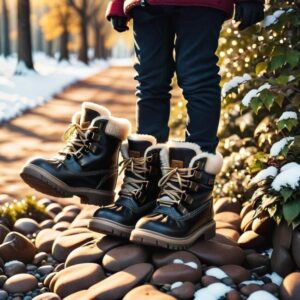 Buty zimowe dziecięce na ślizgawki