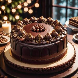 Ciasto czekoladowo orzechowe siostry Anastazji z wiśniami