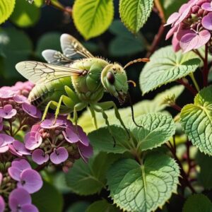 Czy mszyce na hortensjach mogą być niebezpieczne dla innych roślin w ogrodzie