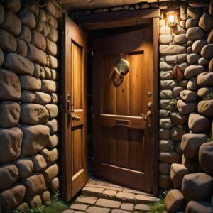 Drzwi piwniczne o niskiej wadze