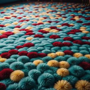 Dywan shaggy skandynawski