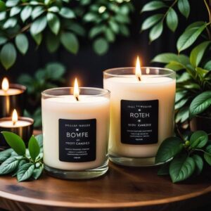 Etykiety na świece sojowe ze zdjęciem