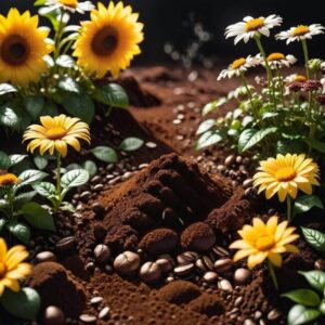 Fusy z kawy do doniczek kwiatowych