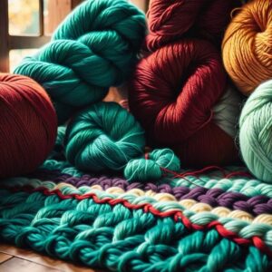 Jak zaczepić włóczkę do podkładki pod dywan