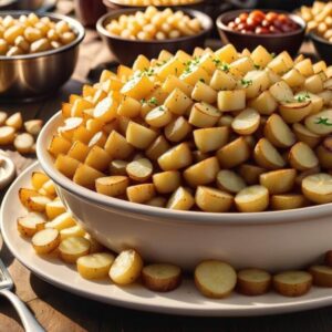 Kalorie w świeżo smażonych frytkach ziemniaczanych