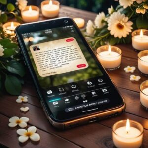 Kondolencje sms po śmierci