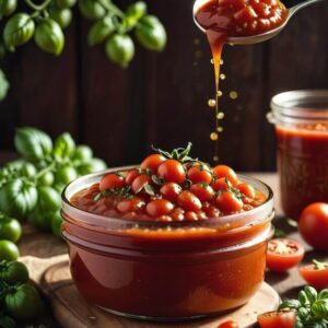 Konsystencja idealnego przecieru pomidorowego