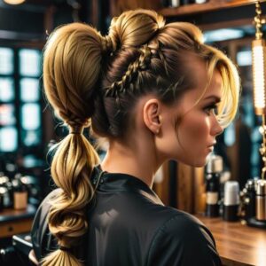 Kucyk z objętością bez tapirowania