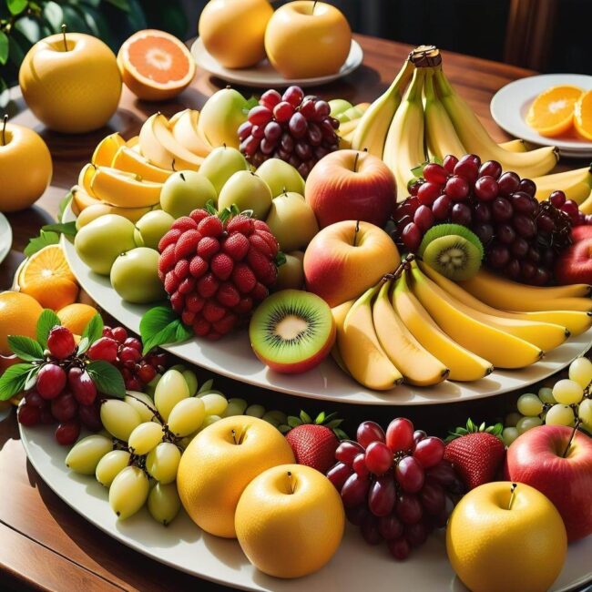 Pomysły na minimalistyczne układanie owoców