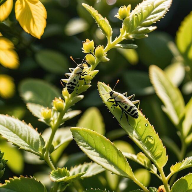 Porady ogrodnicze dotyczące mszyc na surfiniach