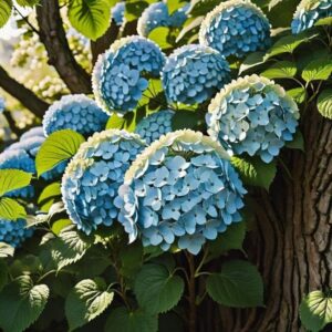 Pozbywanie się słabych gałęzi podczas przycinania hortensji na pniu