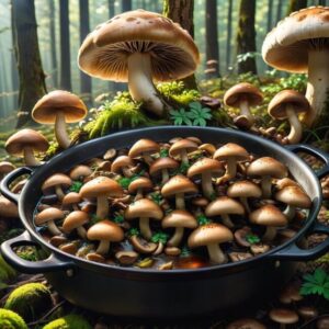 Przepis na duszone pieczarki