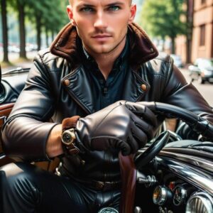 Rękawiczki skórzane na sezon jesienny