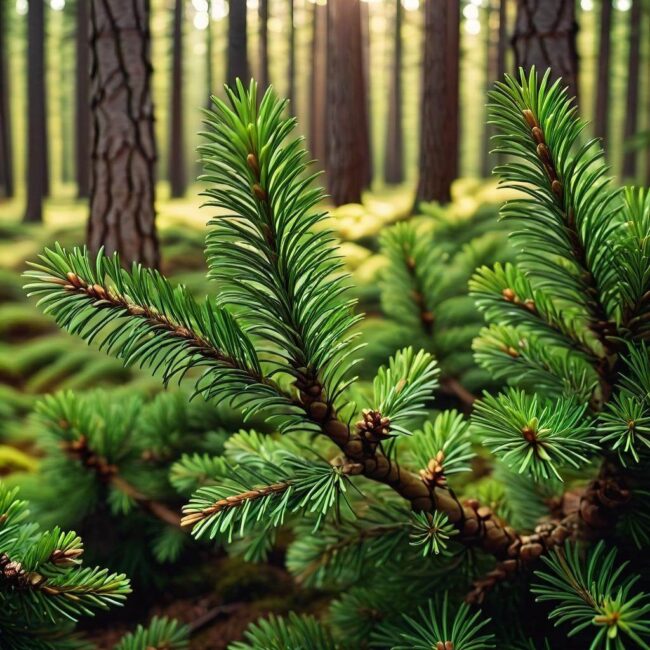 Rośliny ozdobne dla świerka