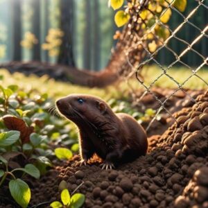 Siatka ogrodowa na krety