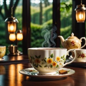 Słodzenie herbaty suszonymi owocami