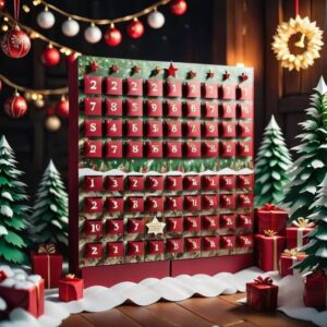 Sposób na kalendarz adwentowy z papieru