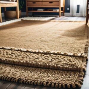 Włóknisty dywan jutowy