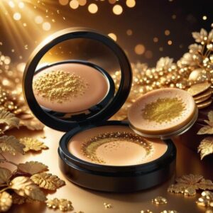 Złote drobiny w kosmetykach do pielęgnacji skóry