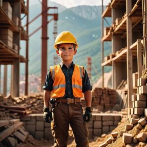 Życzenia sukcesów na budowie